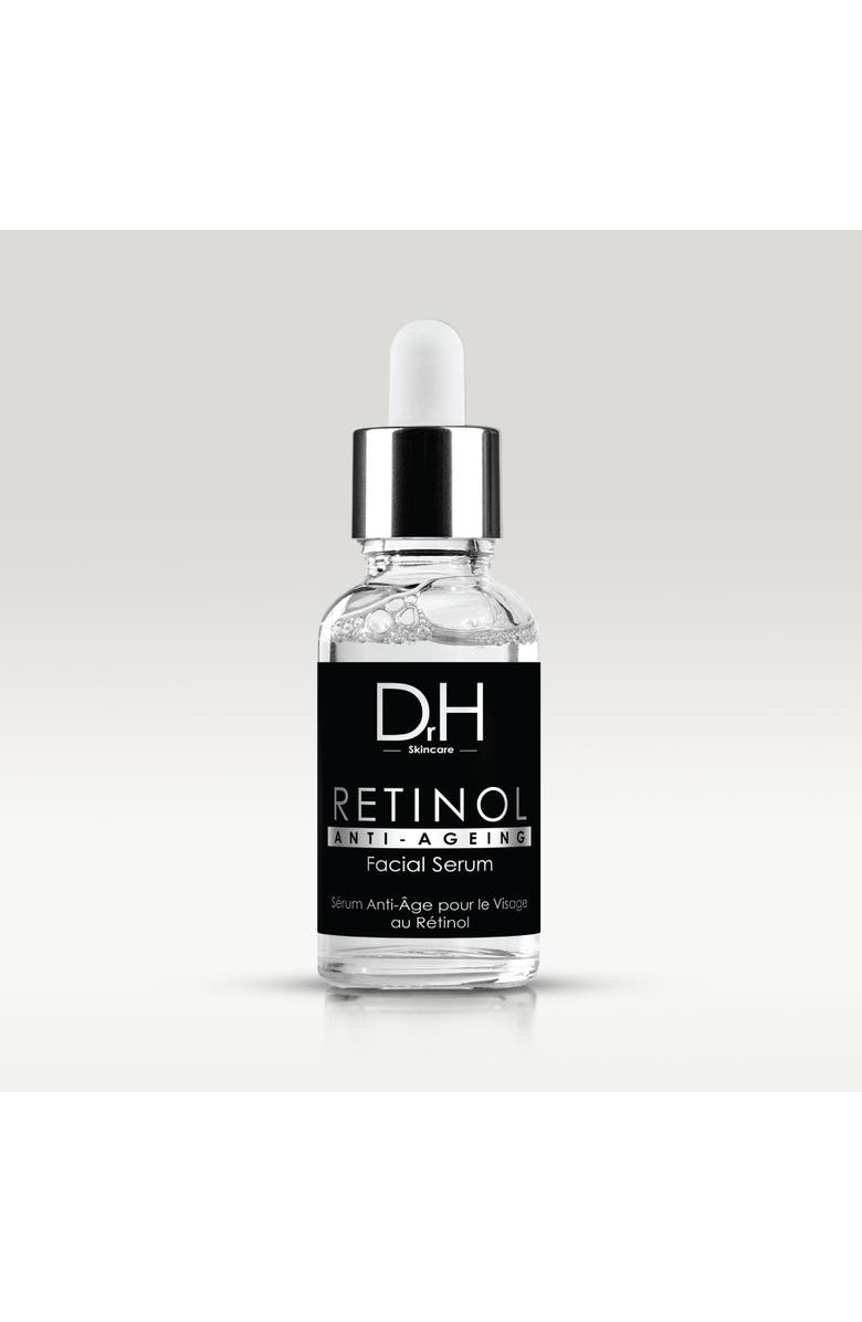 Dr H Anti-Ageing Retinol Facial Serum 30ml, Main, color, White