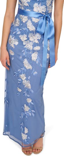 【Adrianna Papell】カスケード フローラル コラム ガウン Adrianna Papell Floral Cascading Column Gown | Nordstrom