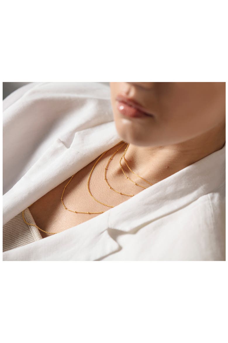 Fine Chain Link Necklace, Alternate, color, GOLD