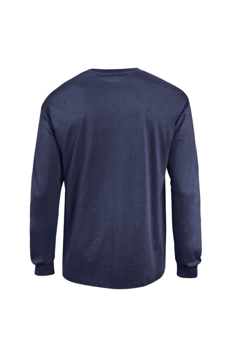 Men's Champion Navy New England Patriots Arch Over Logo Long Sleeve T-Shirt, Alternate, color, Navy