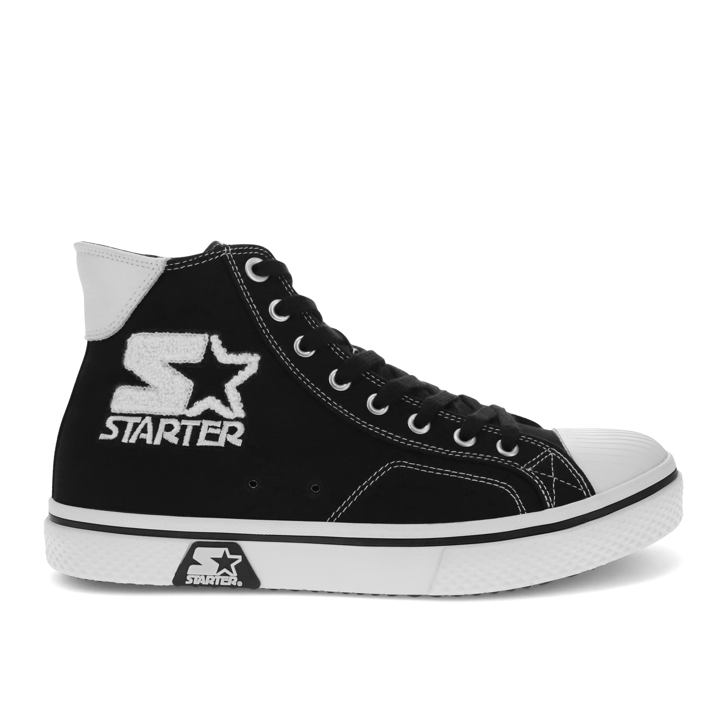 STARTER Tradition 71 Hi Sneakers, Alternate, color, Black/White