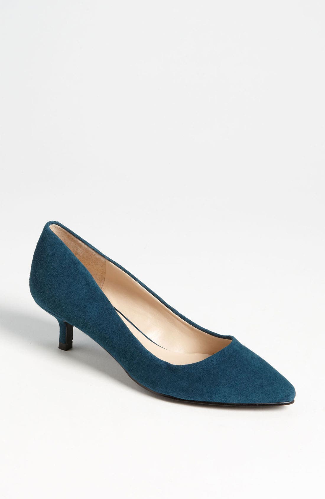 'Runit' Kitten Heel Pump, Main, color, BILLIARDS SUEDE