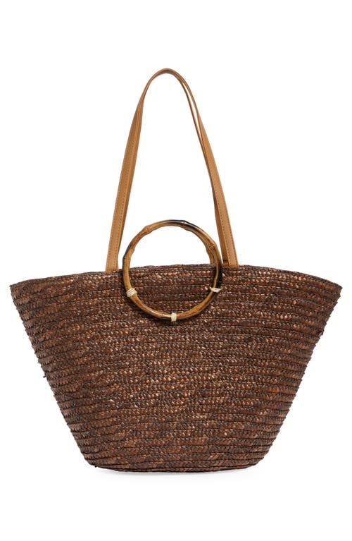 NATASHA NATASHA PICNIC BASKET STRAW TOTE
