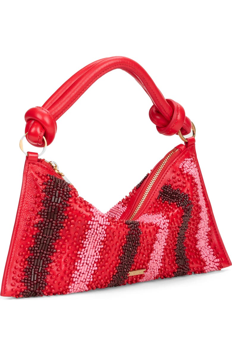 Cult Gaia Nano Hera Beaded Leather Shoulder Bag, Alternate, color,