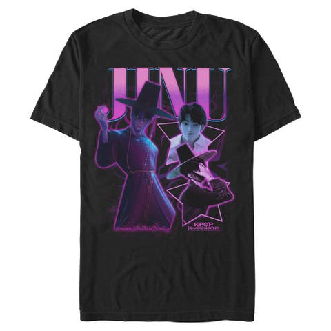 Men's KPop Demon Hunters Jinu Saja Collage  Graphic T-Shirt