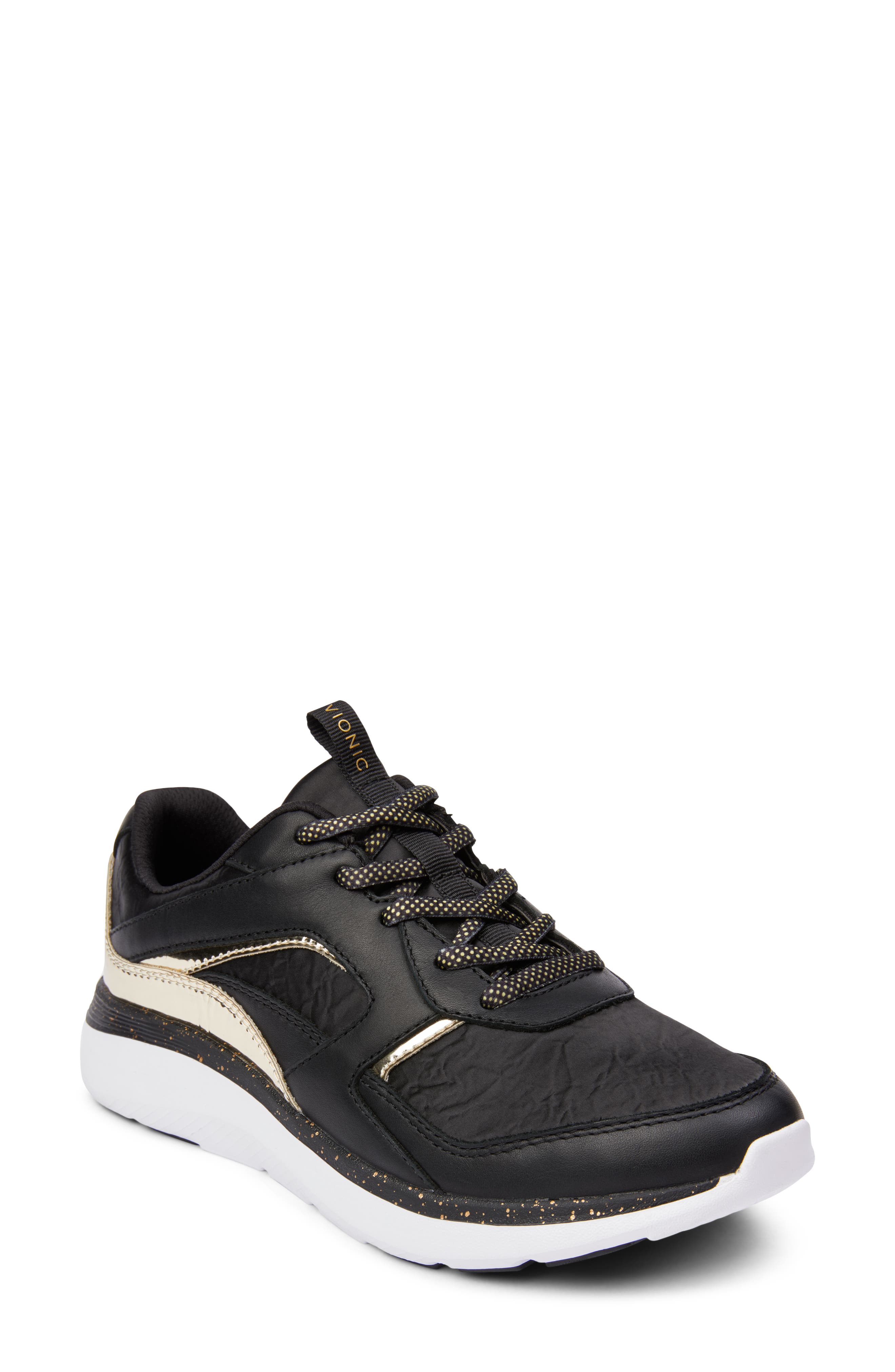 Adela Sneaker, Main, color, BLACK FABRIC