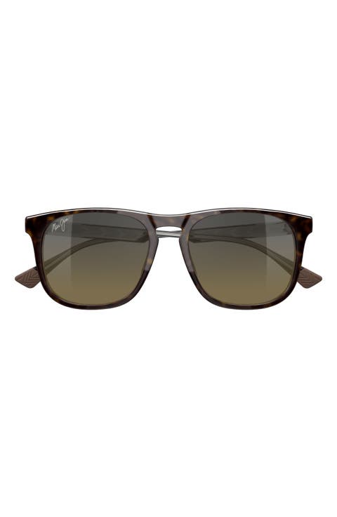 Kupaa 55mm Polarized Keyhole Sunglasses