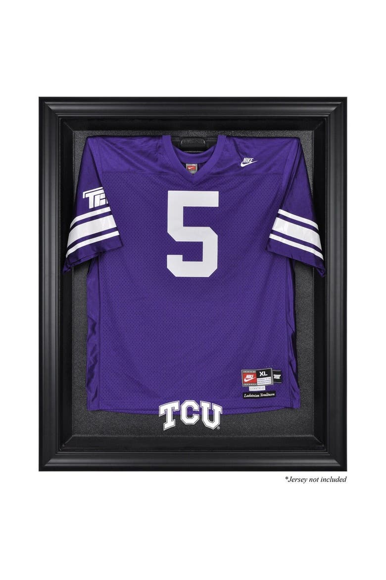 TCU Horned Frogs Black Framed Logo Jersey Display Case, Main, color, Black