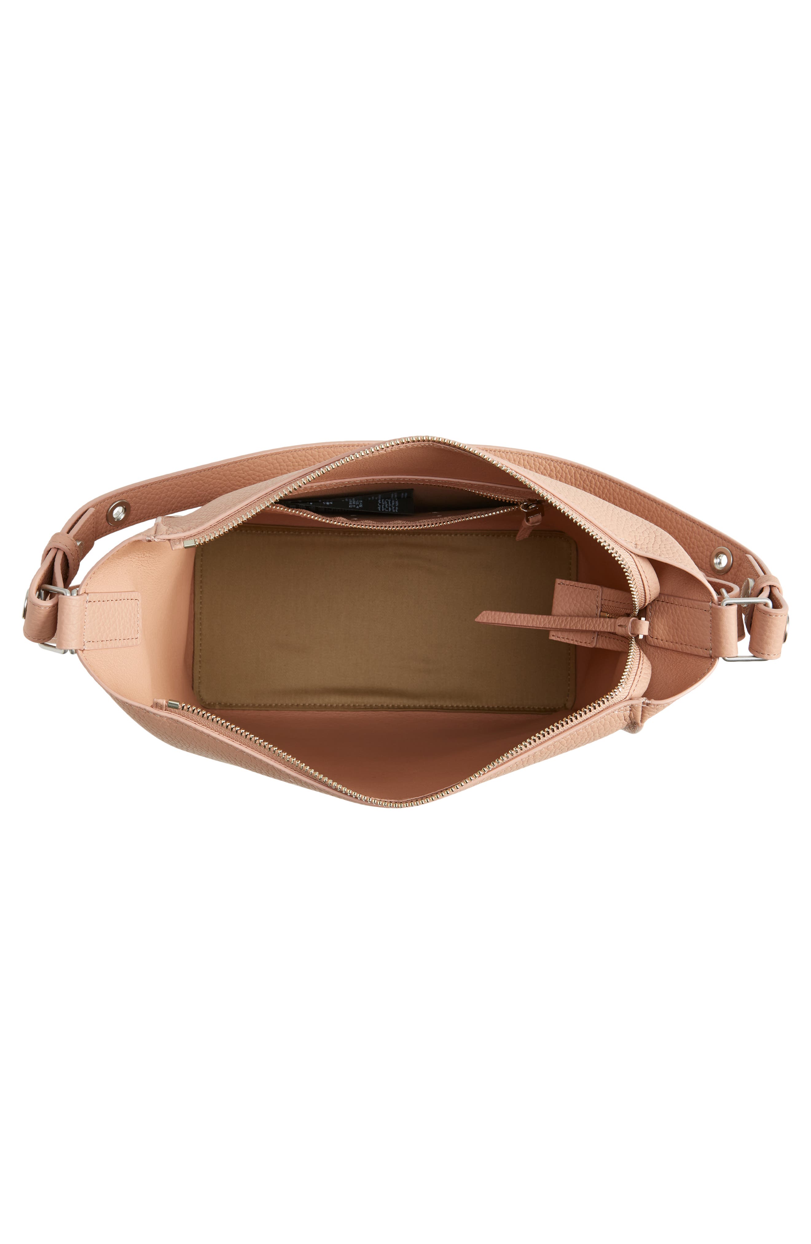 AllSaints Kita Leather Shoulder/Crossbody Bag, Alternate, color, 