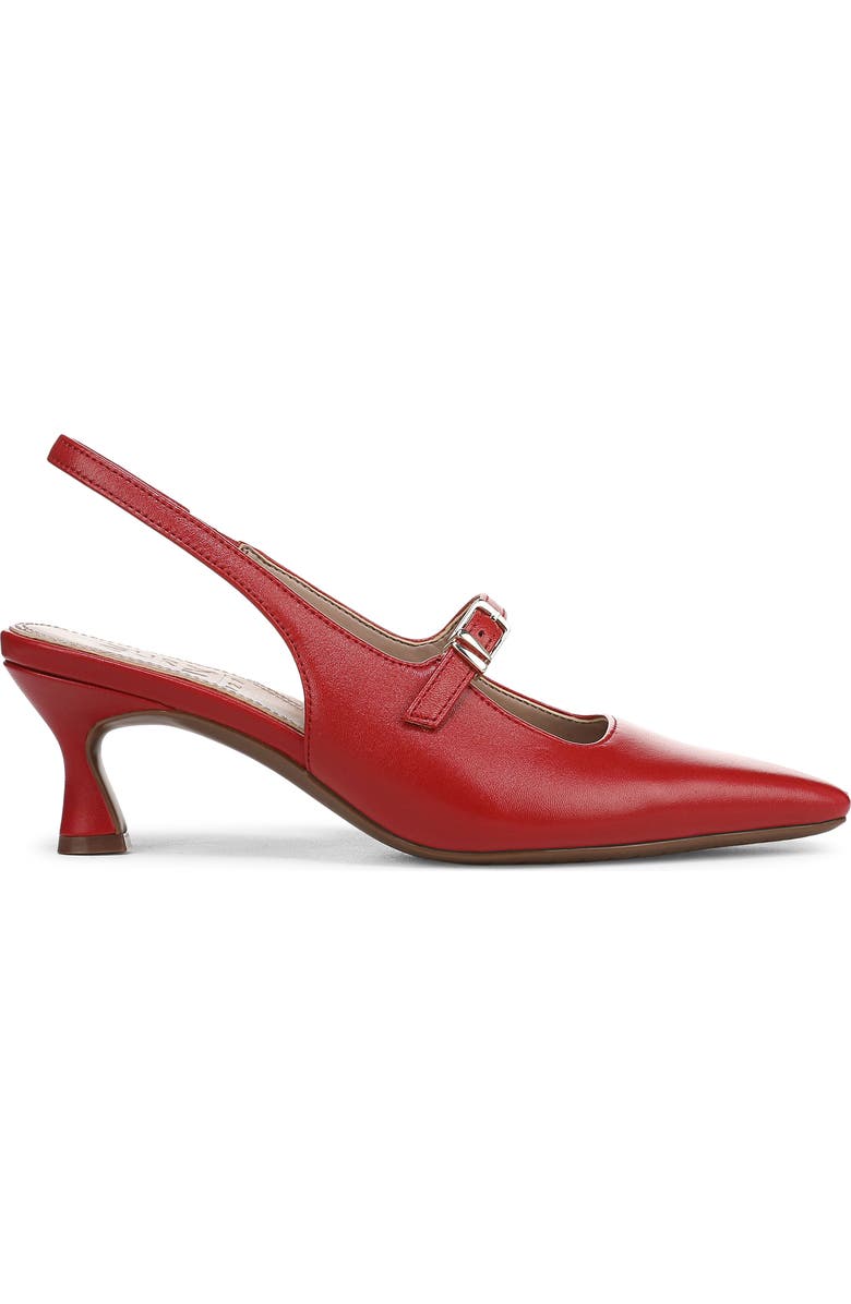 Naturalizer Gemini Slingback Mary Jane Kitten Heel Pump, Alternate, color, Red