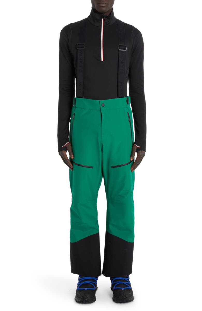 Moncler Grenoble Quarter Zip Pullover, Alternate, color, Black