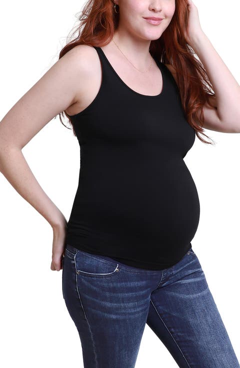 Maternity Scoop Neck Tank
