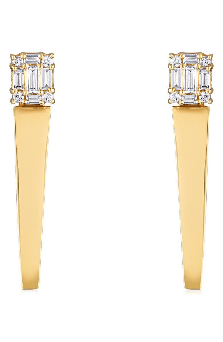 Mindi Mond Clarity Diamond Icicle Earrings, Main, color, 710