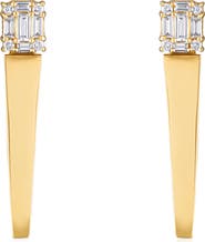 Mindi Mond Clarity Diamond Icicle Earrings