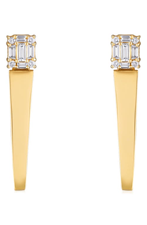 Mindi Mond Clarity Diamond Icicle Earrings In 710