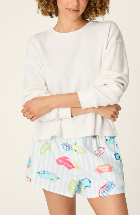 Cotton Long Sleeve Sleep Top