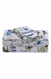 AZORES HOME Amalfi 300 Thread Count Sateen Sheet Set