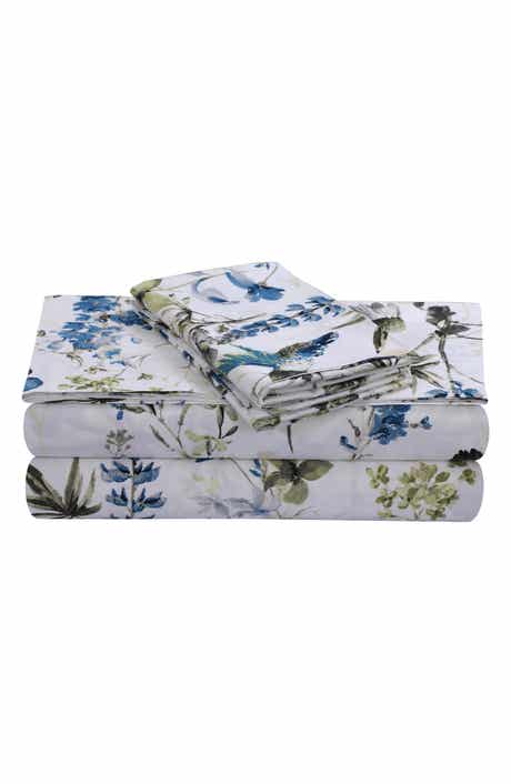 AZORES HOME Amalfi 300 Thread Count Sateen Sheet Set