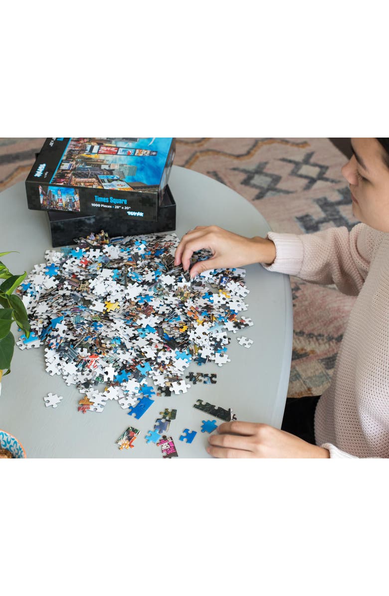 Toynk New York Times Square Puzzle | 1000 Piece Jigsaw Puzzle, Alternate, color, Multi-Color