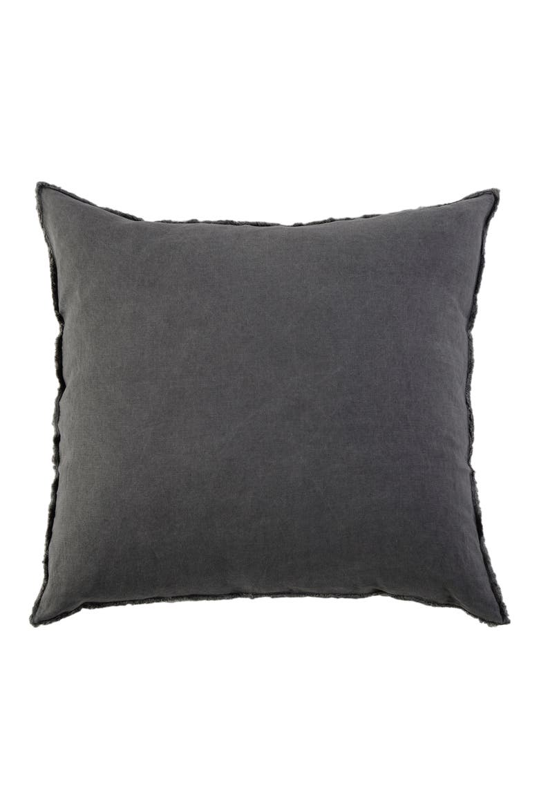 'Blair' Linen Euro Pillow Sham, Main, color, MIDNIGHT