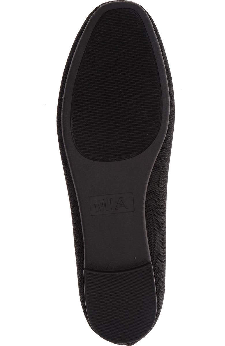MIA Brendy Ballet Flat, Alternate, color, Black Knit