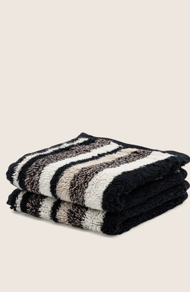 Italic Ultraplush Australian Cotton Washcloth, Alternate, color, Multi Stripe