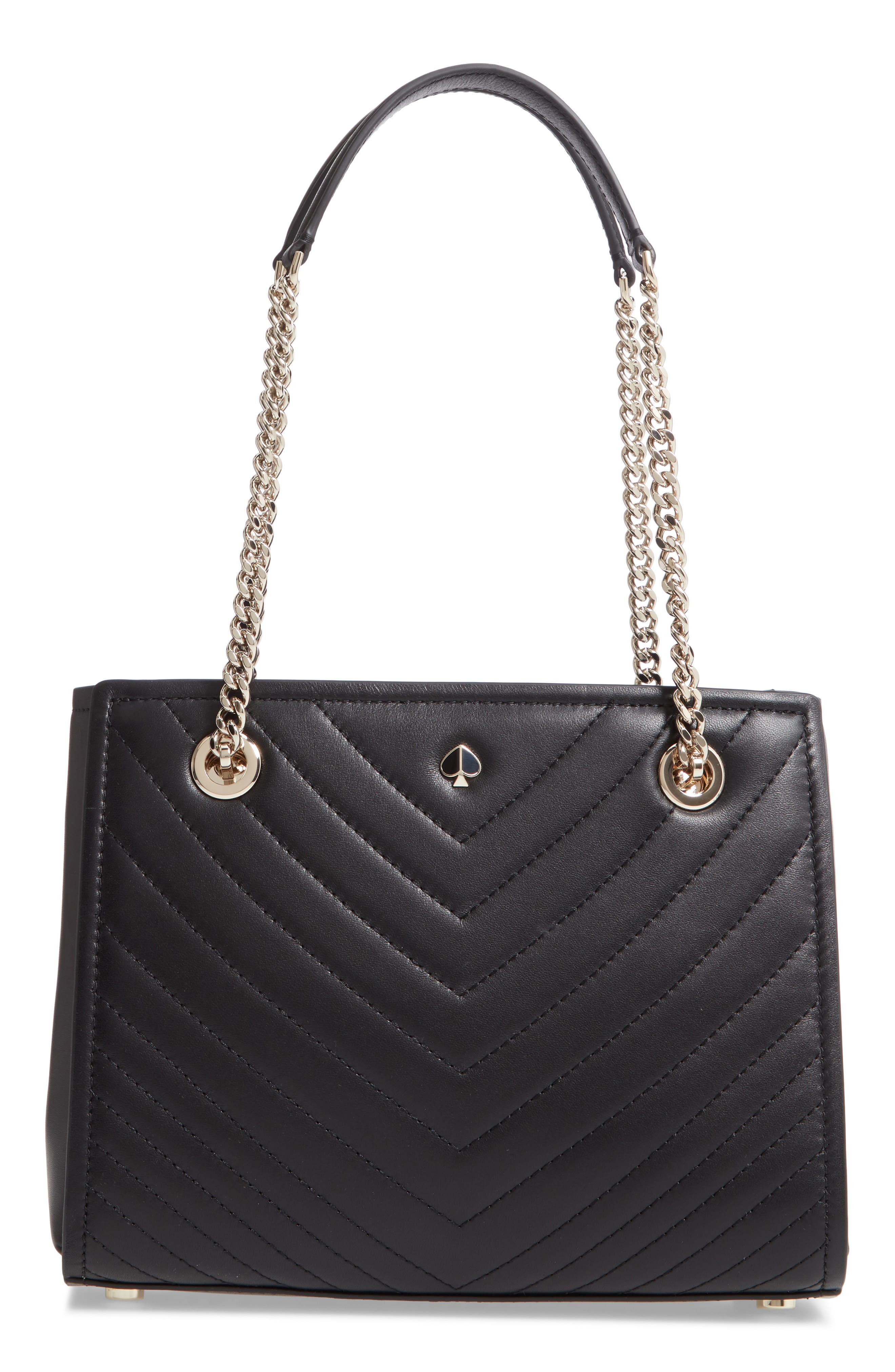 Kate Spade New York small amelia leather tote, Main, color, 