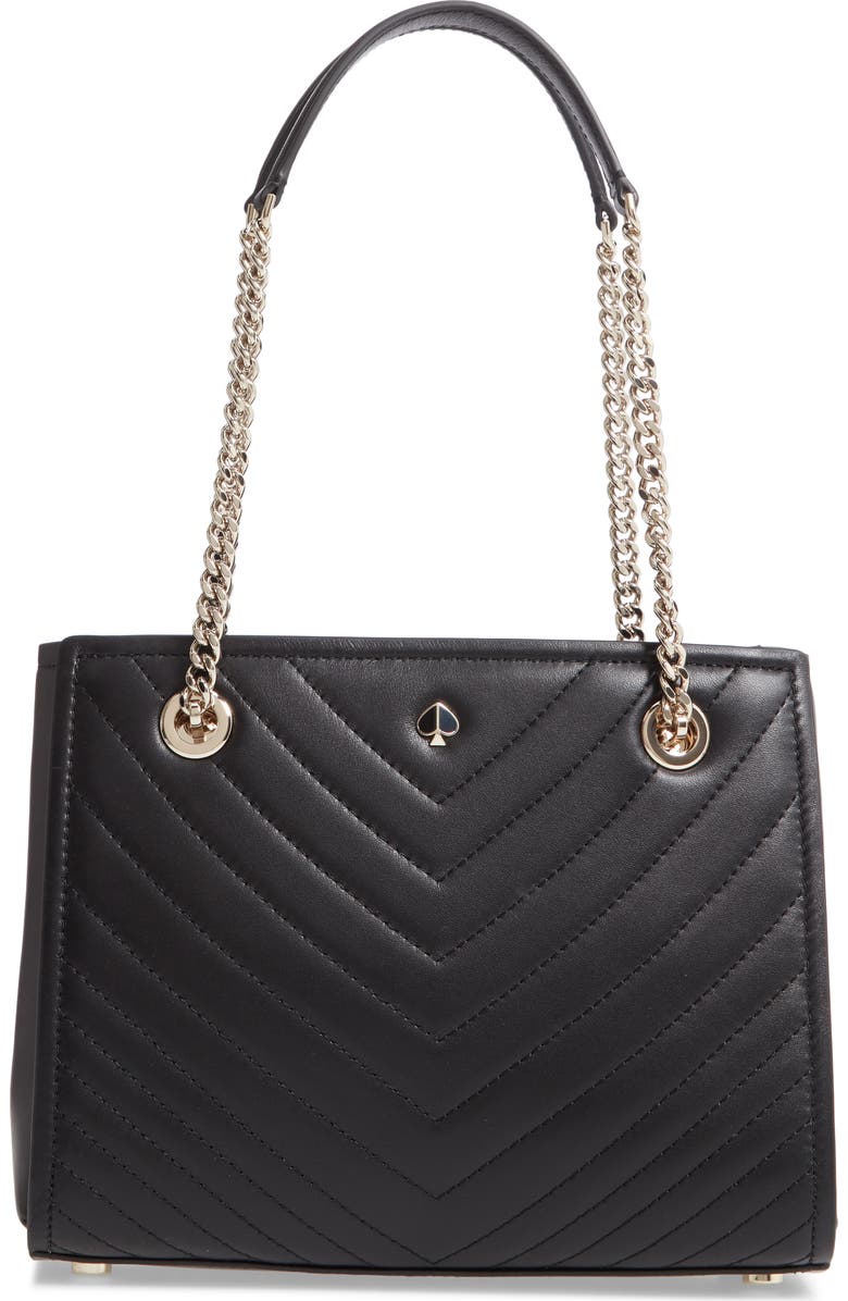 Kate Spade New York small amelia leather tote, Main, color,