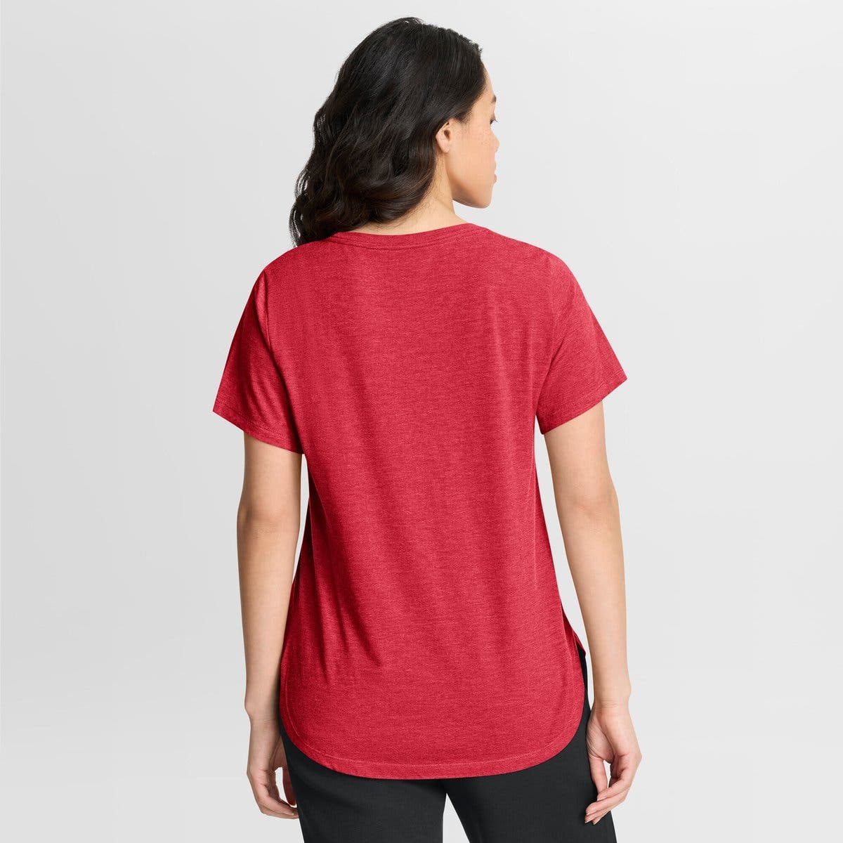 Nike Women's Nike Red Kansas City Chiefs Primetime Tri-Blend T-Shirt ...