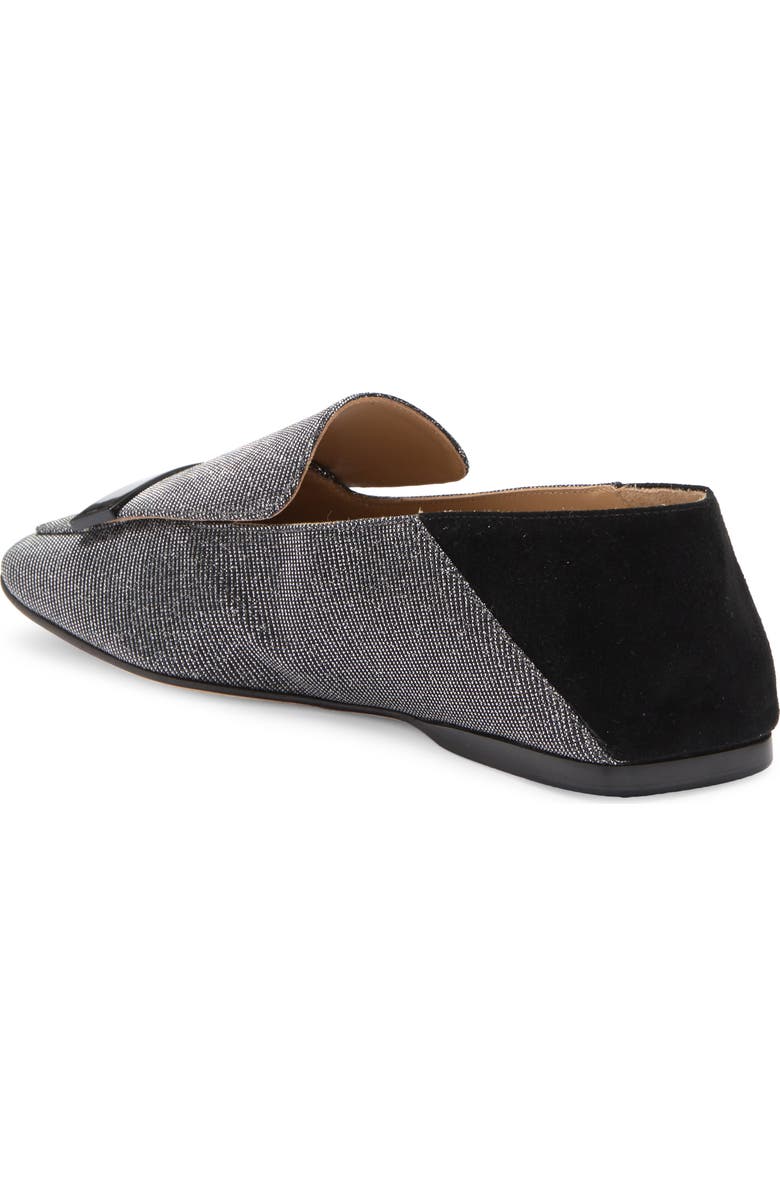 Sergio Rossi Square Toe Mixed Media Mule, Alternate, color,