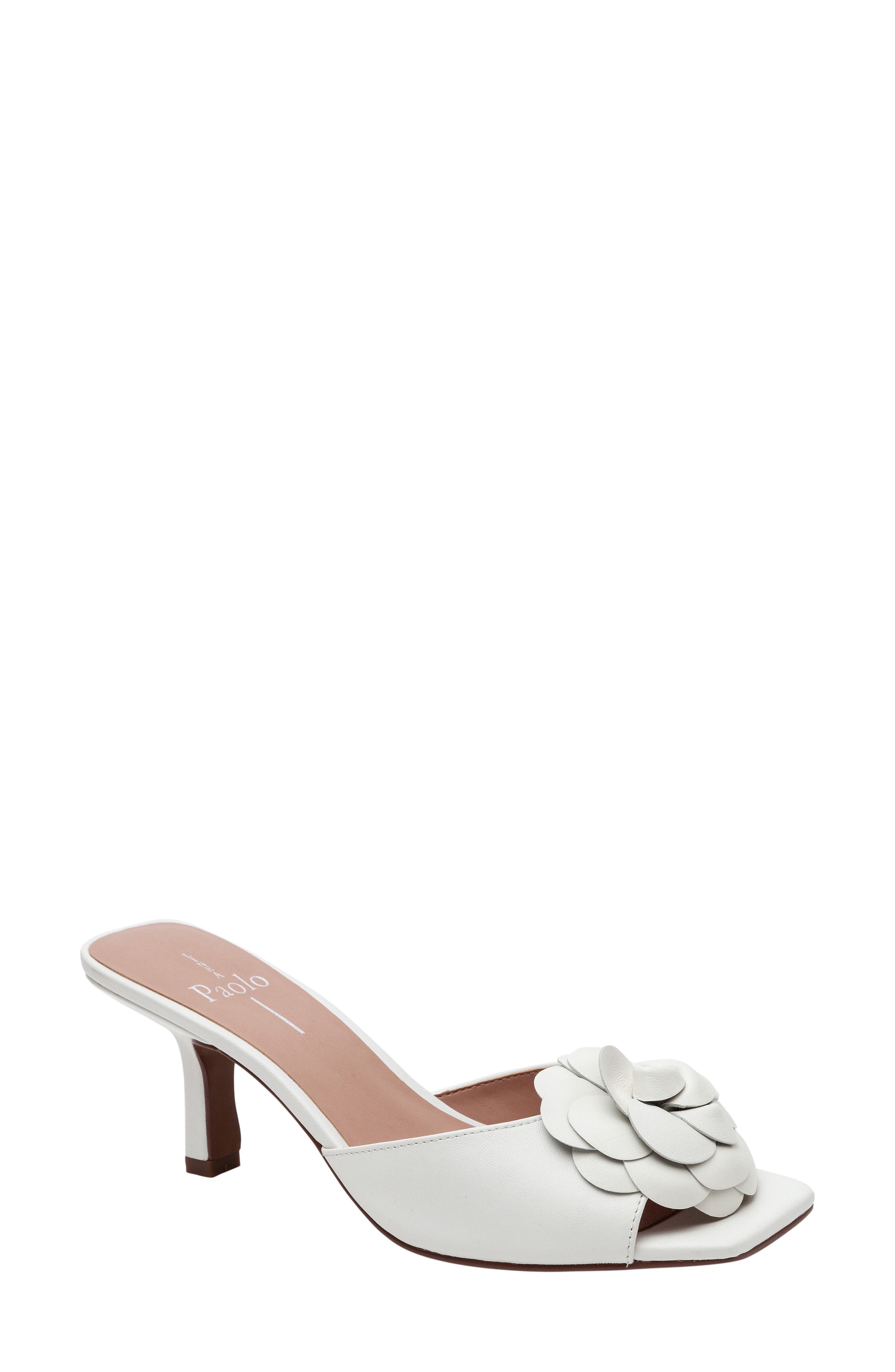 Linea Paolo Gemma Sandal, Main, color, Eggshell