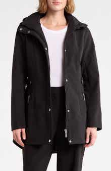 Hooded High-Low Softshell Anorak