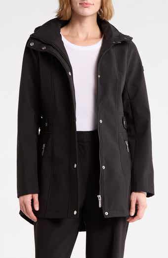 Hooded High-Low Softshell Anorak