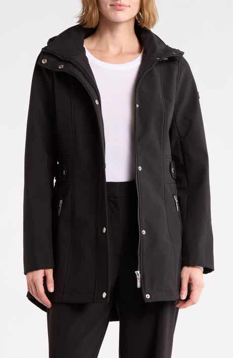 Hooded High-Low Softshell Anorak