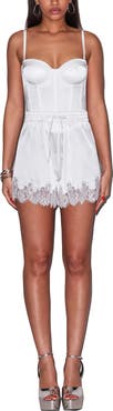 Fleur Du Mal Juliet Silk & Lace Short