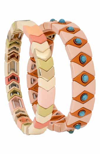 2-Pack Evil Eyel Stretch Bracelets
