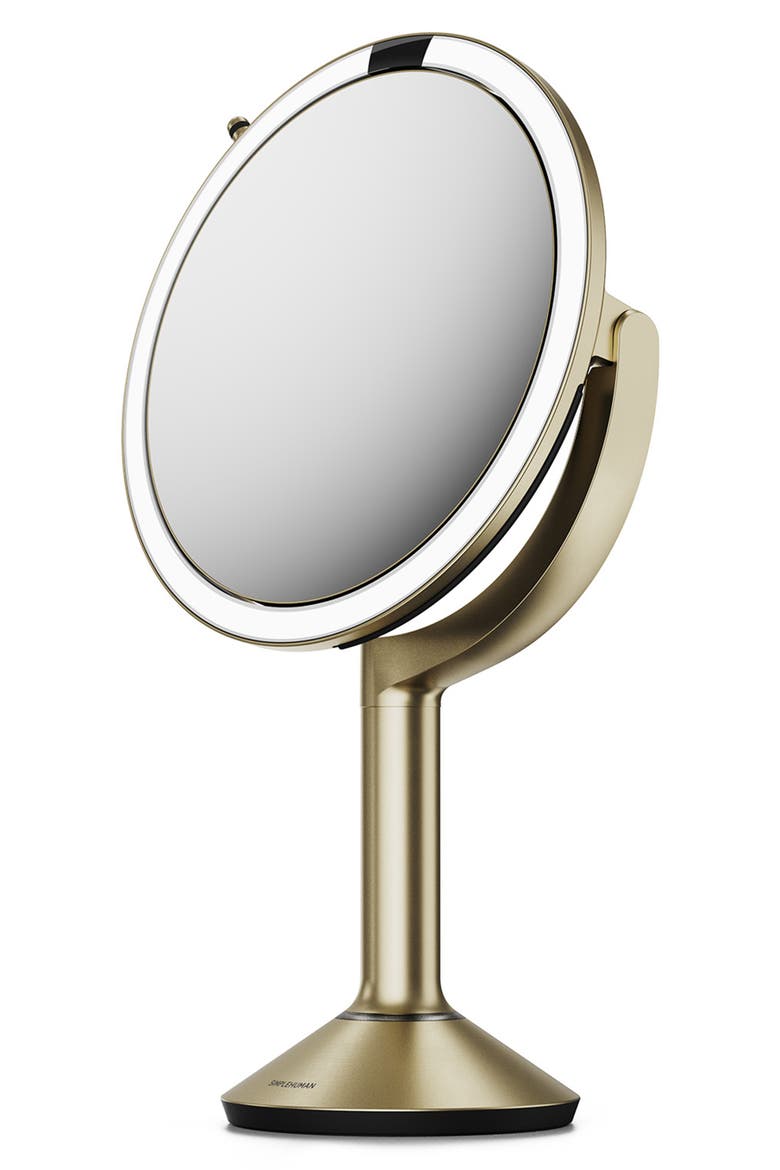 Sensor Mirror Trio, Alternate, color, MATTE GOLD STEEL