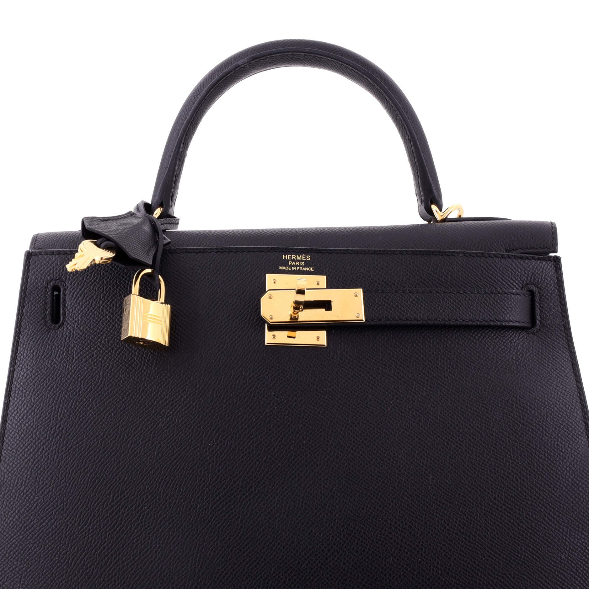 Kelly Handbag Black Epsom with Gold Hardware 28, Alternate, color, Black