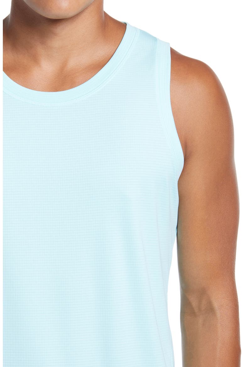 Silver Tech Tank Top, Alternate, color, TEAL TINT