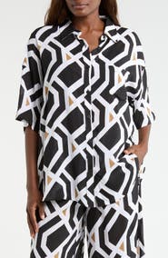 Sea Level Aloha Cover-Up Shirt