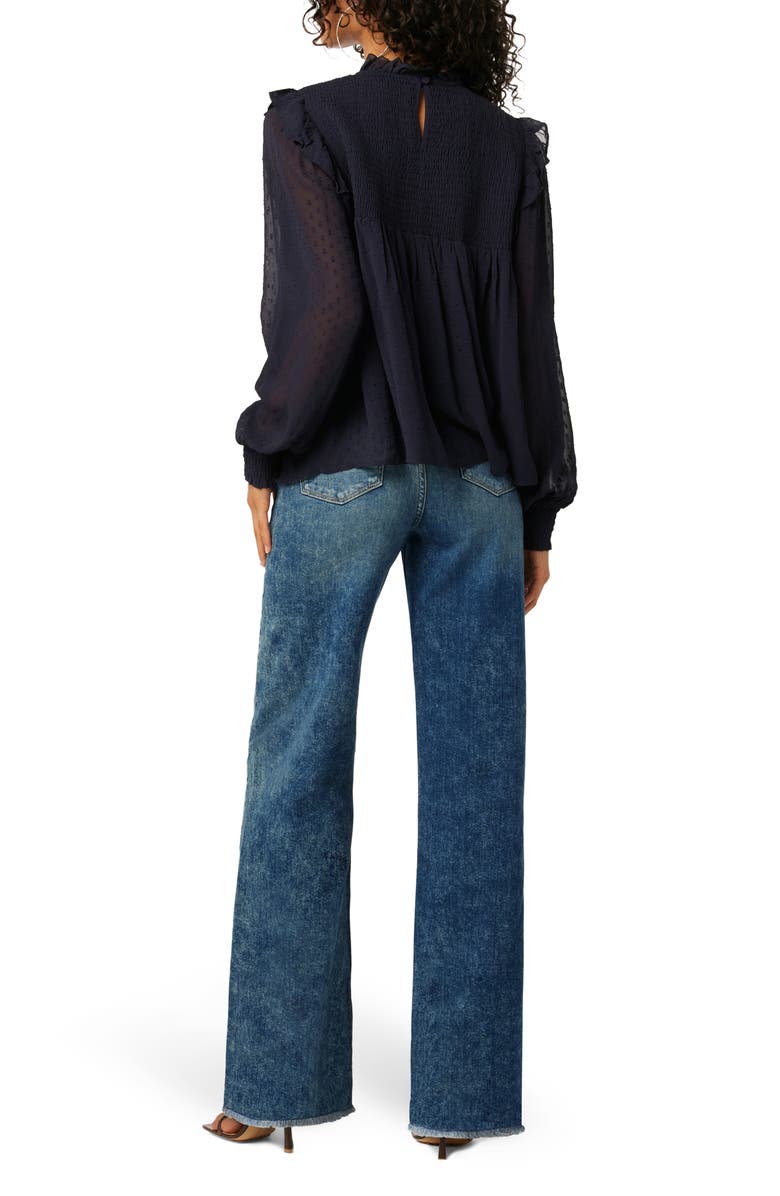 Joe's The Mia High Waist Frayed Wide Leg Jeans, Alternate, color, Gila