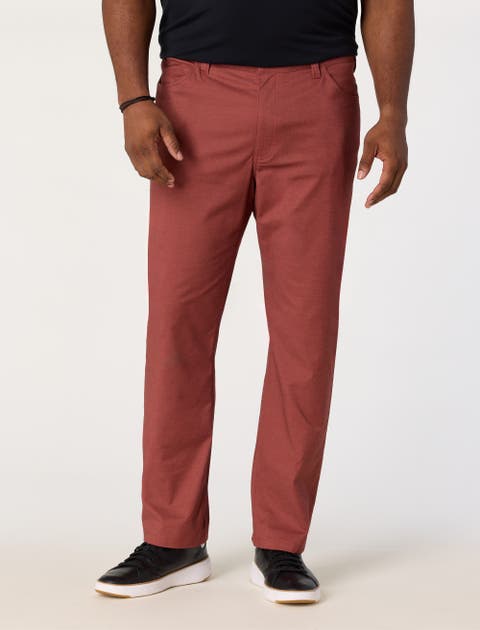 Big & Tall Straight-fit 5-pocket Tech Pants
