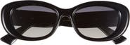 Gucci <p>53mm Polar Gradient Oval Sunglasses</p>