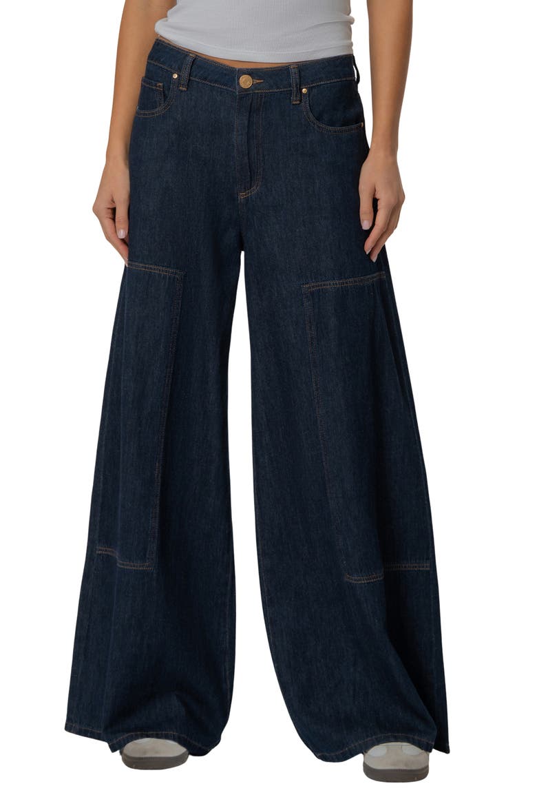 Blake High Waist Superwide Leg Jeans, Main, color, MARKETABLE