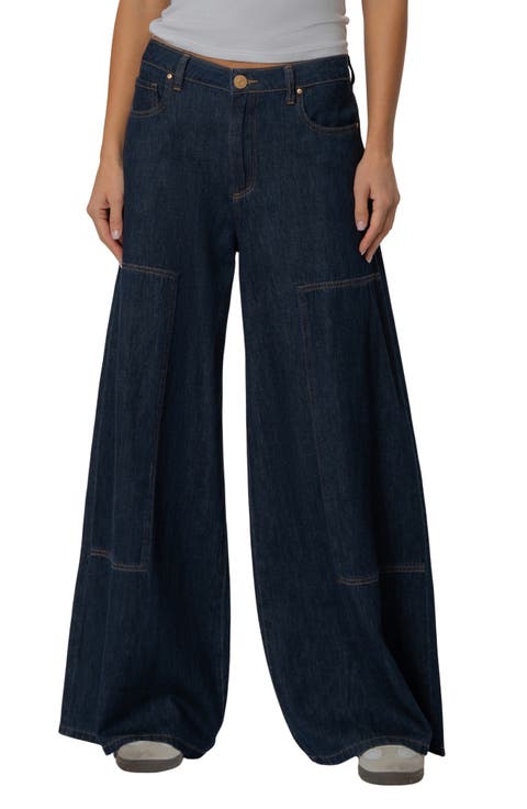 Blake High Waist Superwide Leg Jeans (Marketable)
