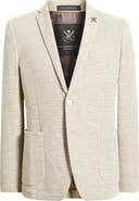 John Varvatos Star USA Varick Slim Fit Tan Knit Sport Coat