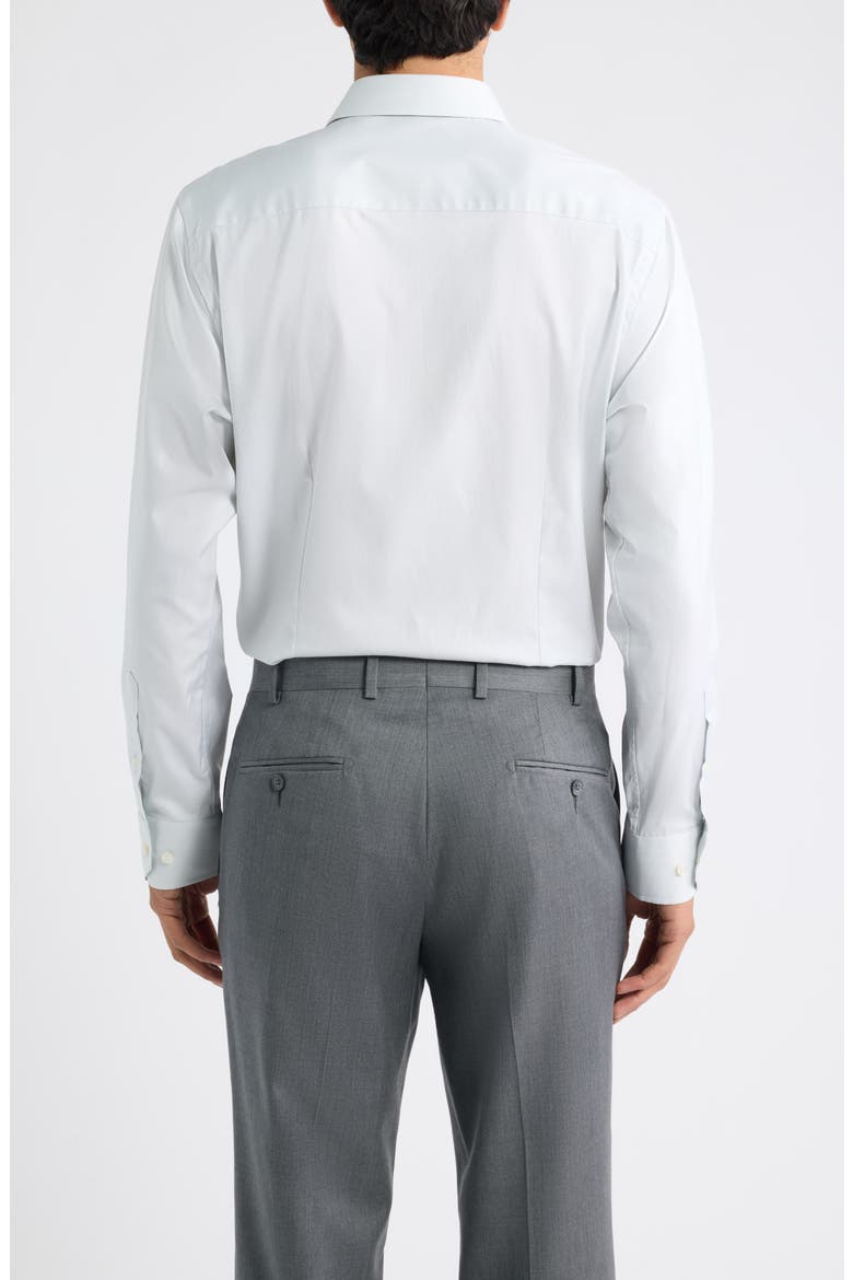 Dream Grey Cotton Stretch Twill Dress Shirt, Alternate, color, GREY