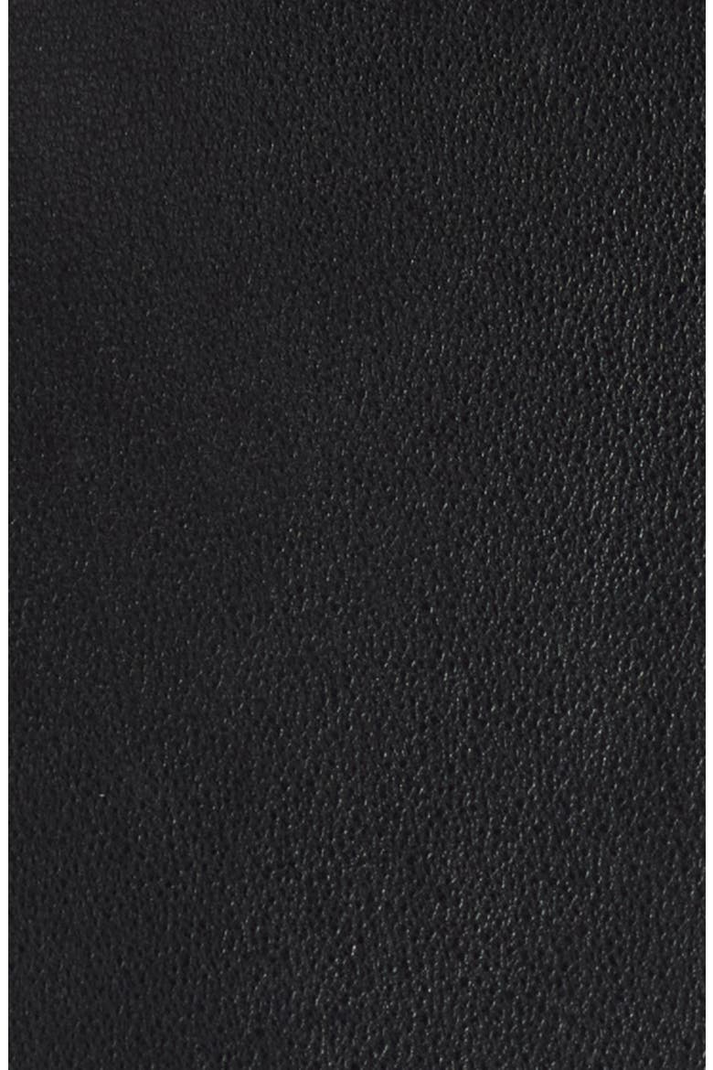 Leather Pencil Skirt, Alternate, color, 001-BLACK