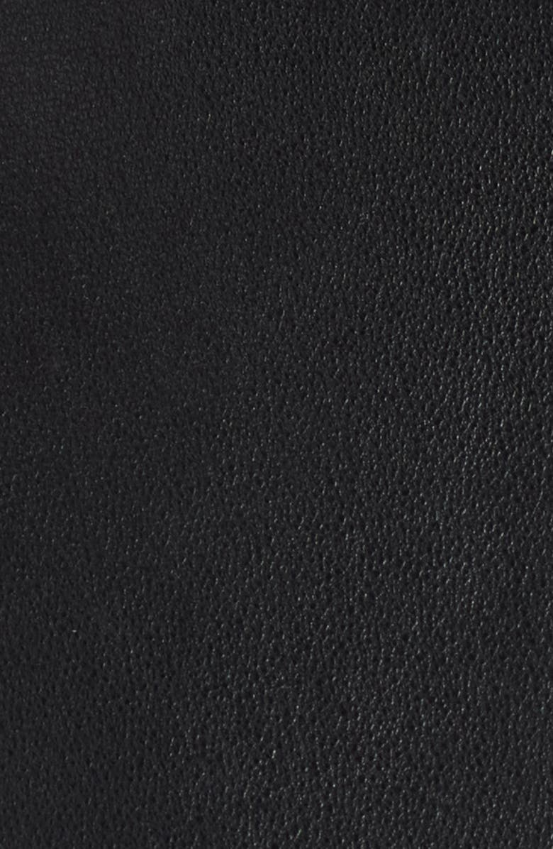 Givenchy Leather Pencil Skirt, Alternate, color, 001-Black