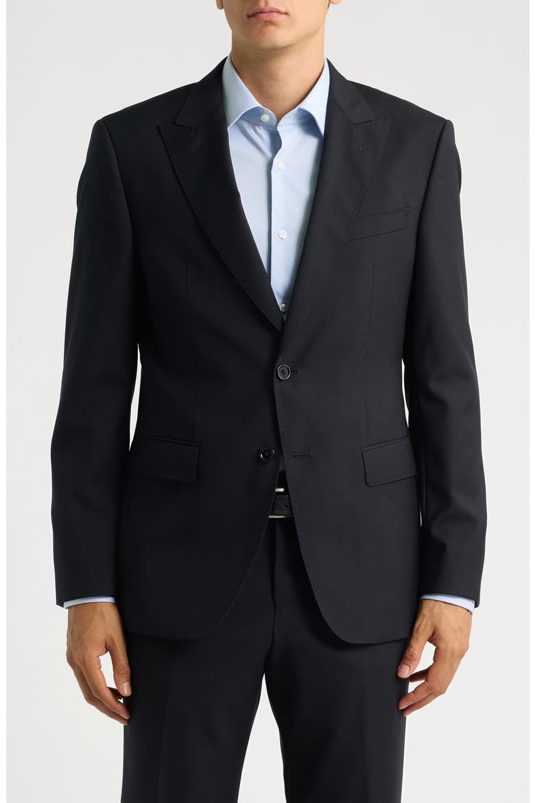 Huge Wool Suit, Alternate, color, BLACK